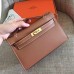 Replica Handbag Store Gold Epsom Kelly Pochette Handmade Bag