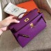 Replica Handbag Store Cyclamen Epsom Kelly Pochette Handmade Bag