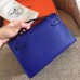 Replica Handbag Store Electric Blue Epsom Kelly Pochette Handmade Bag Replica Handbag Store Electric Blue Epsom Kelly Pochette Handmade Bag