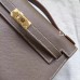 Replica Handbag Store Etoupe Epsom Kelly Pochette Handmade Bag