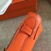 Replica Handbag Store Orange Epsom Kelly Pochette Handmade Bag