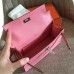 Replica Handbag Store Pink Epsom Kelly Pochette Handmade Bag