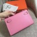 Replica Handbag Store Pink Epsom Kelly Pochette Handmade Bag