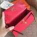 Replica Handbag Store Red Epsom Kelly Pochette Handmade Bag