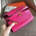 Replica Handbag Store Rose Red Epsom Kelly Pochette Handmade Bag