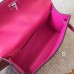 Replica Handbag Store Rose Red Epsom Kelly Pochette Handmade Bag