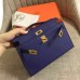 Replica Handbag Store Sapphire Epsom Kelly Pochette Handmade Bag