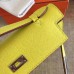 Replica Handbag Store Soufre Epsom Kelly Pochette Handmade Bag