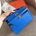 Replica Handbag Store Blue Izmir Swift Kelly Pochette Handmade Bag