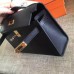 Replica Handbag Store Black Swift Kelly Pochette Handmade Bag Replica Handbag Store Black Swift Kelly Pochette Handmade Bag