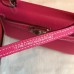 Replica Handbag Store Rose Red Epsom Kelly Mini II 20cm Handmade Bag