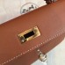 Replica Handbag Store Gold Swift Kelly Mini II 20cm Handmade Bag