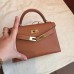 Replica Handbag Store Gold Swift Kelly Mini II 20cm Handmade Bag