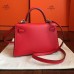 Replica Handbag Store Red Swift Kelly Mini II 20cm Handmade Bag