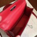 Replica Handbag Store Red Swift Kelly Mini II 20cm Handmade Bag