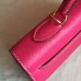 Replica Handbag Store Rose Tyrien Epsom Kelly 32cm Sellier Handmade Bag