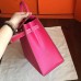 Replica Handbag Store Rose Tyrien Epsom Kelly 32cm Sellier Handmade Bag