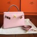Replica Handbag Store Rose Dragee Swift Kelly Mini II 20cm Handmade Bag