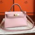 Replica Handbag Store Rose Dragee Swift Kelly Mini II 20cm Handmade Bag