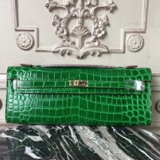 Replica Handbag Store Bambou Crocodile Kelly Cut Clutch Bag Replica Handbag Store Bambou Crocodile Kelly Cut Clutch Bag