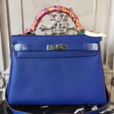 Replica Handbag Store Blue Electric Clemence Kelly 28cm Bag Replica Handbag Store Blue Electric Clemence Kelly 28cm Bag