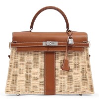 Replica Handbag Store Brown Picnic Kelly 35cm Wicker Bag Replica Handbag Store Brown Picnic Kelly 35cm Wicker Bag