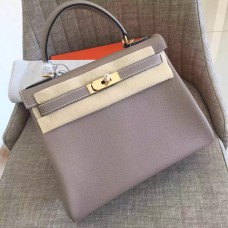 Replica Handbag Store Grey Clemence Kelly Retourne 28cm Handmade Bag Replica Handbag Store Grey Clemence Kelly Retourne 28cm Handmade Bag