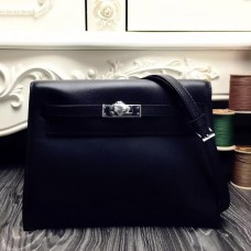Replica Handbag Store Kelly Danse Bag In Black Swift Leather Replica Handbag Store Kelly Danse Bag In Black Swift Leather