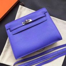 Replica Handbag Store Kelly Danse Bag In Blue Swift Leather Replica Handbag Store Kelly Danse Bag In Blue Swift Leather