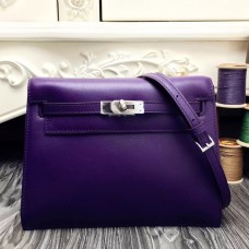 Replica Handbag Store Kelly Danse Bag In Purple Swift Leather Replica Handbag Store Kelly Danse Bag In Purple Swift Leather