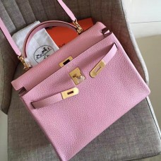 Replica Handbag Store Pink Clemence Kelly Retourne 32cm Handmade Bag
