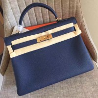 Replica Handbag Store Sapphire Clemence Kelly Retourne 32cm Handmade Bag