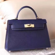 Replica Handbag Store Sapphire Epsom Kelly Mini II 20cm Handmade Bag