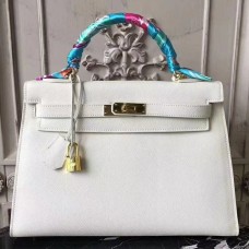 Replica Handbag Store White Epsom Kelly 32cm Sellier Bag Replica Handbag Store White Epsom Kelly 32cm Sellier Bag