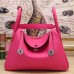 Replica Handbag Store Rose Red Clemence Lindy 30cm Bag