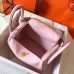 Replica Handbag Store Pink Lindy 26cm Clemence Handmade Bag