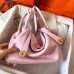 Replica Handbag Store Pink Lindy 26cm Clemence Handmade Bag