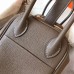 Replica Handbag Store Taupe Lindy 26cm Clemence Handmade Bag