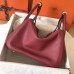 Replica Handbag Store Bicolor Lindy 30cm Swift Bordeaux Handmade Bag