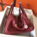 Replica Handbag Store Bicolor Lindy 30cm Swift Bordeaux Handmade Bag