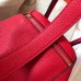Replica Handbag Store Red Lindy 30cm Clemence Handmade Bag