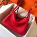 Replica Handbag Store Red Lindy 30cm Clemence Handmade Bag