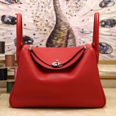 Replica Handbag Store Red Clemence Lindy 30cm Bag