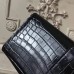 Replica Handbag Store Medor Clutch Bag In Black Crocodile Leather