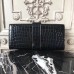 Replica Handbag Store Medor Clutch Bag In Black Crocodile Leather