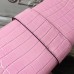 Replica Handbag Store Medor Clutch Bag In Pink Crocodile Leather