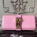 Replica Handbag Store Medor Clutch Bag In Pink Crocodile Leather
