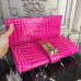 Replica Handbag Store Medor Clutch Bag In Rose Red Crocodile Leather