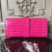 Replica Handbag Store Medor Clutch Bag In Rose Red Crocodile Leather