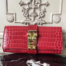 Replica Handbag Store Medor Clutch Bag In Red Crocodile Leather Replica Handbag Store Medor Clutch Bag In Red Crocodile Leather